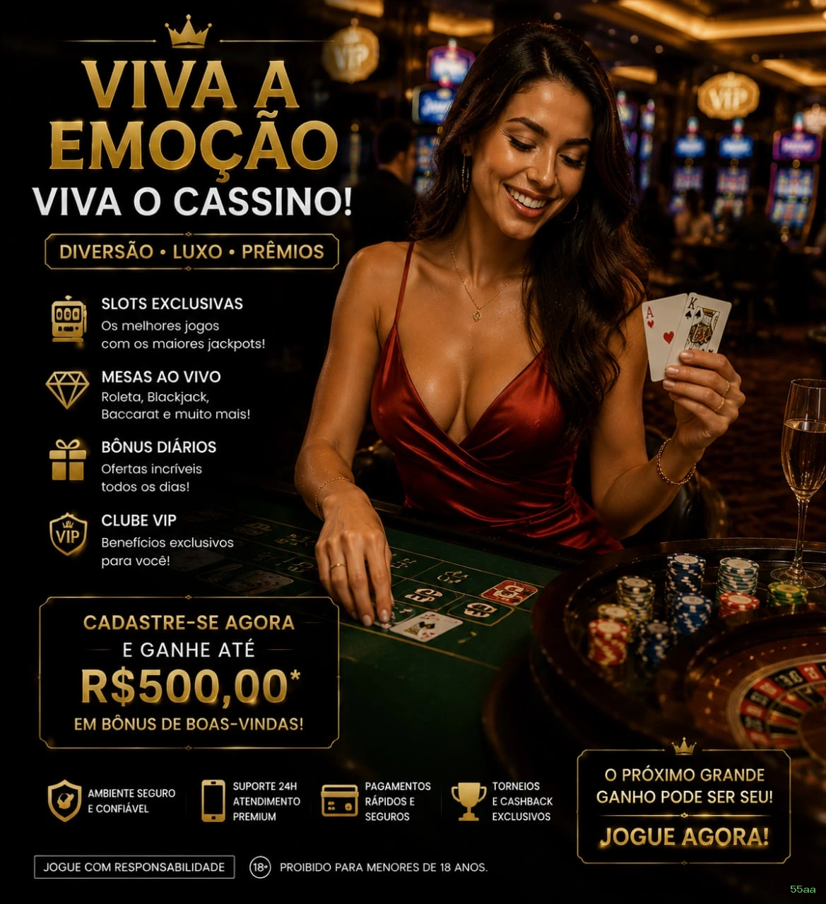 Blackjack Ao Vivo 55aa